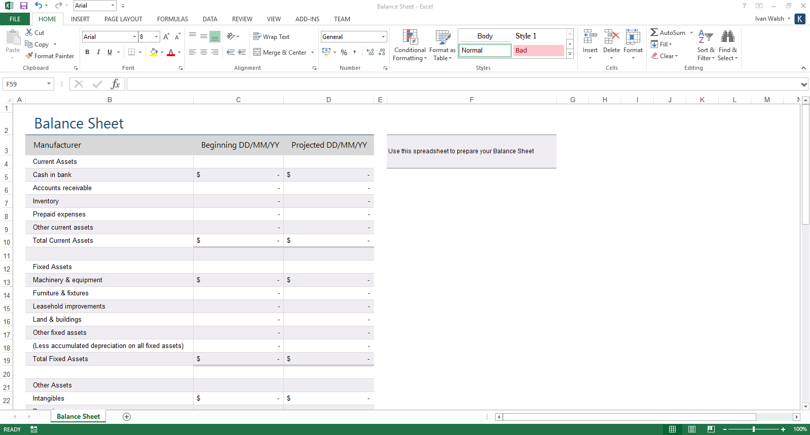 microsoft excel templates for mac